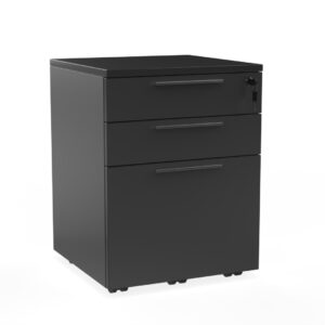 Workspace48-Mobile Box/Box/File Pedestal - Black
