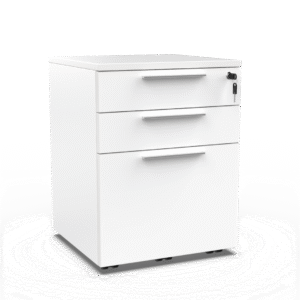 Workspace48-Mobile Box/Box/File Pedestal -White