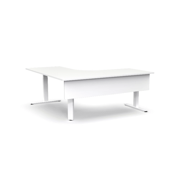 Agile L Shaped Radius with Half Modesty Electric Adjustable