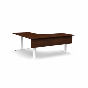 Kinetic L Shaped Radius with Half Modesty Electric Adjustable Desk
