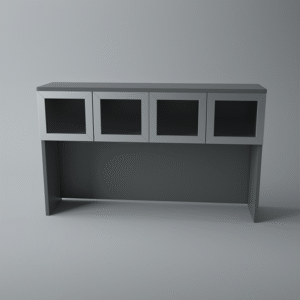 Classic Hutch With 4 Glass Doors