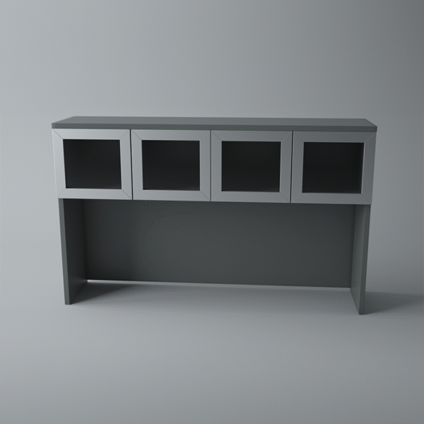 Classic Hutch With 4 Glass Doors