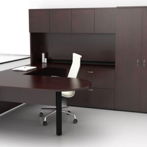 Classic U Shaped Desk with 2 Drawer Lateral Storage