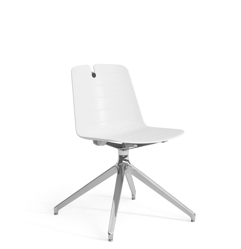 Mindy Black Finish Swivel Base, with Writing Tablet - Image 4