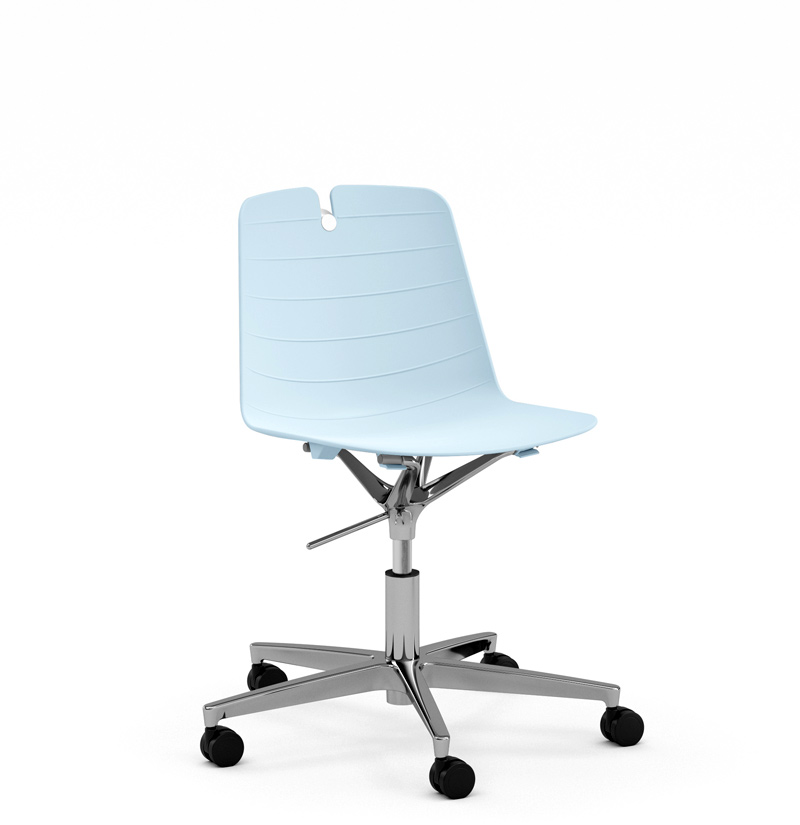 Mindy Black Finish Swivel Base, with Writing Tablet - Image 9