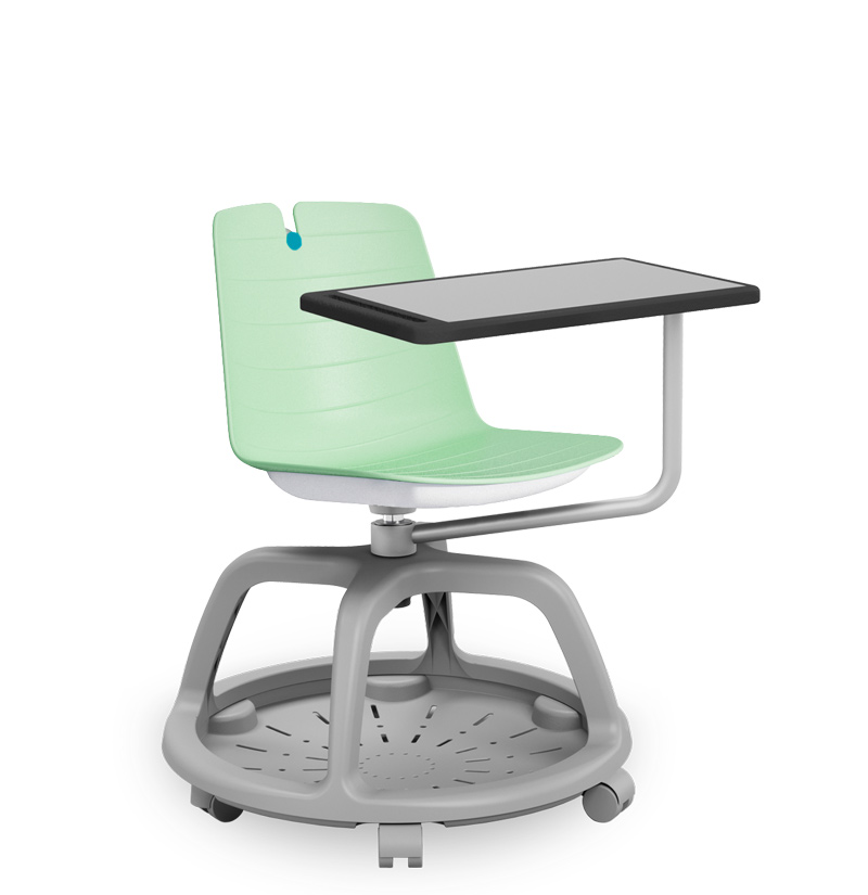 Mindy Black Finish Swivel Base, with Writing Tablet - Image 10