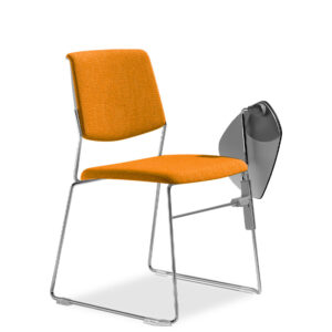 Upholstered Back and Seat, with Arms