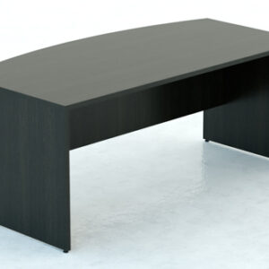 Bowfront Desk shell with 3/4th Modesty