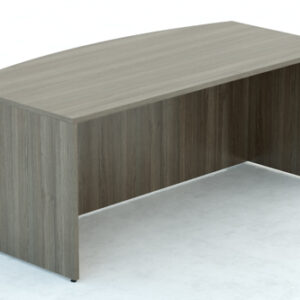 Bowfront Desk shell with full Modesty
