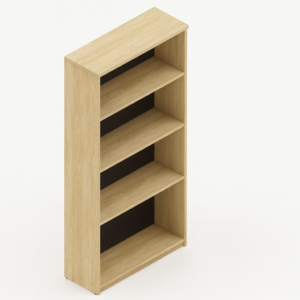 Bookcase with Black Backing