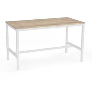 Bistro Meeting Table with Metal Base