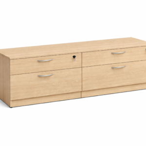 Low Storage Credenza with 2 Box Drawers and 2 Lateral Drawers