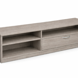 Low Open Storage Credenza with Lateral File