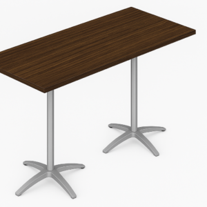 Rectangle Top with Double Spyder Base