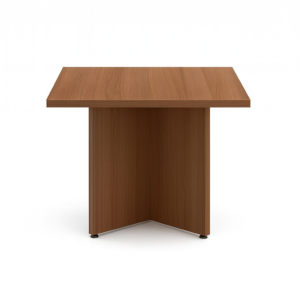 Square Table with X Base