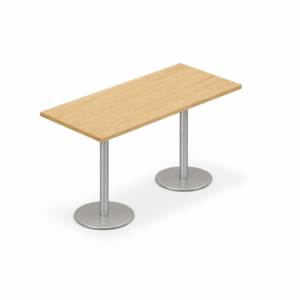 Round Bistro Height Table with Metal Base