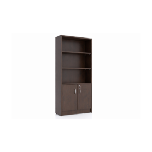 3-Shelf Bookcase with Lower Storage