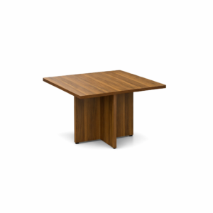 Square Meeting Table with Cross Laminate Base