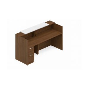 StrataCore Contemporary Reception Desk with Central Overlay