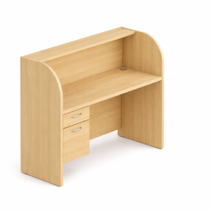 Student Carrel with Box/File Pedestal
