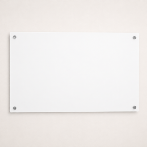 Square Magnetic Glass Dry Erase White Board